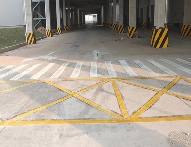 益阳益阳厂区道路标线施工