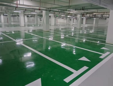益阳益阳小区停车场标线